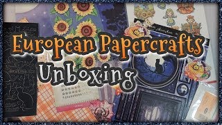 European Papercrafts Unboxing Fall 2018 @Craftie