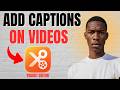 How To Add Captions To Videos Using YouCut Editor App How To Add Captions To Videos Using YouCut Editor App