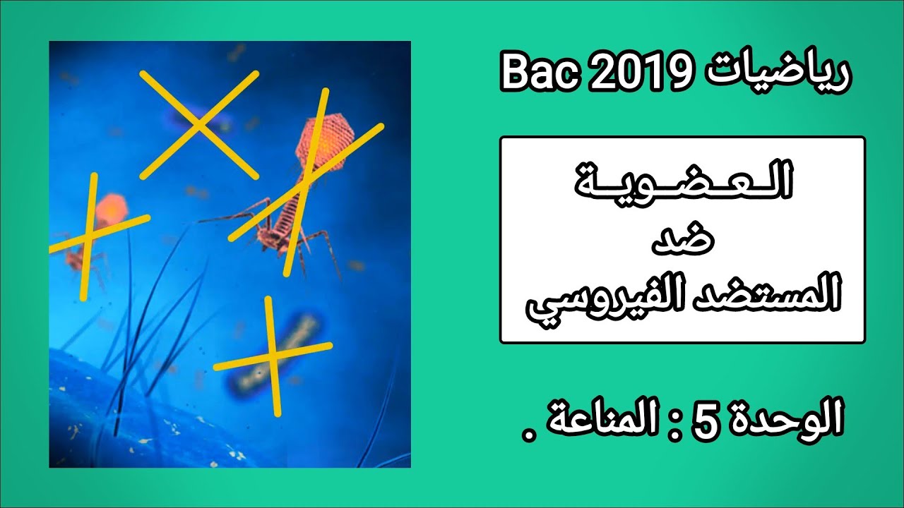 - [ التمرين 3 في المناعة ] كيف تقاوم العضوية المستضد الفيروسي 👾 ؟ .