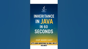 Java Inheritance in 60 Seconds 🔥 | OOP Explained Simply #programming