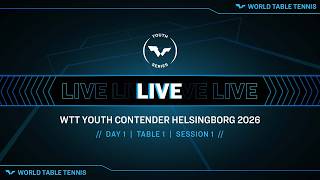   T1  Day 1  Wtt Youth Contender Helsingborg 2026  Session 1