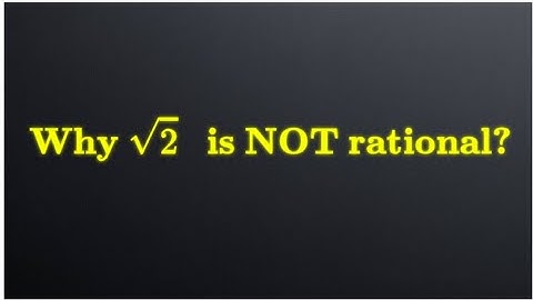 A New Way to Prove √2 is Irrational – Mind-Blowing Geometric Proof!