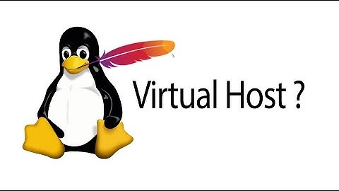 Create a virtual host on apache [linux]
