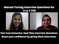 Manual Testing Interview Questions for 0-2 Years | Software Testing interview questions and answers