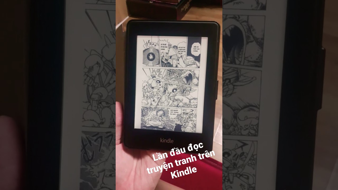 Lần đầu đọc truyện tranh trên Kindle - YouTube