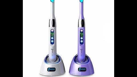 Woodpecker curing light iLed - Operation demonstration