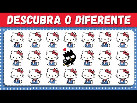 🎀Encontre o Emoji Diferente -Quiz Hello Kitty 🎀 Edição Especial - Encontre o diferente #quiz