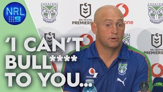 Nathan Brown's brutal assessment of Warriors' worst-ever loss | NRL on Nine