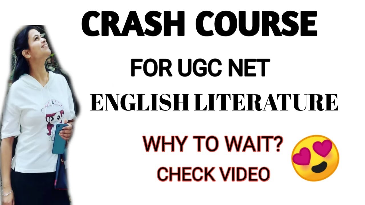 CRASH COURSE for UGC NET ENGLISH LITERATURE 2020 - YouTube