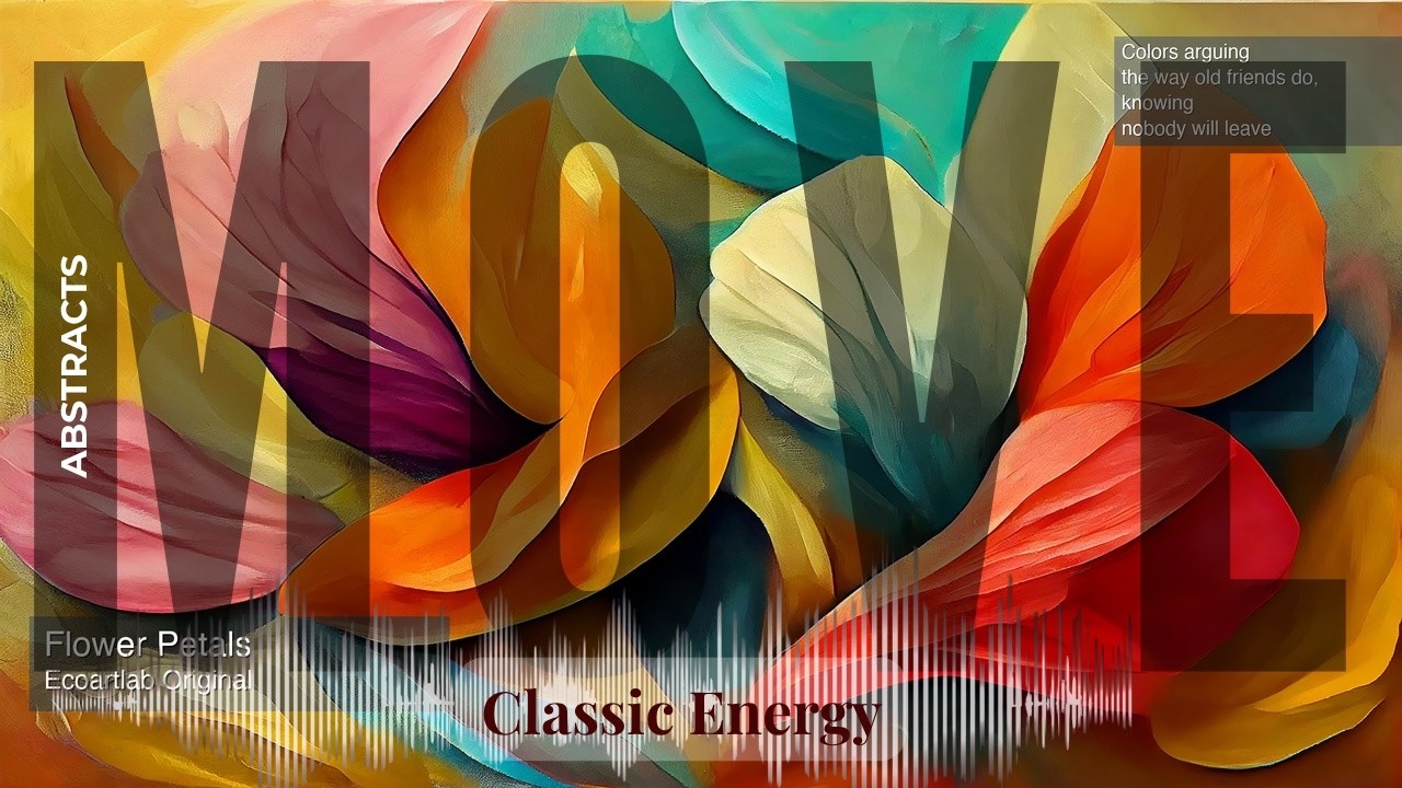 Move - Classic Energy with Abstract Art | Petals · Ecoartlab Original & others