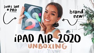 BRAND NEW IPAD AIR 2020 4TH GENERATION UNBOXING | + apple pencil 2nd gen & other accessories!