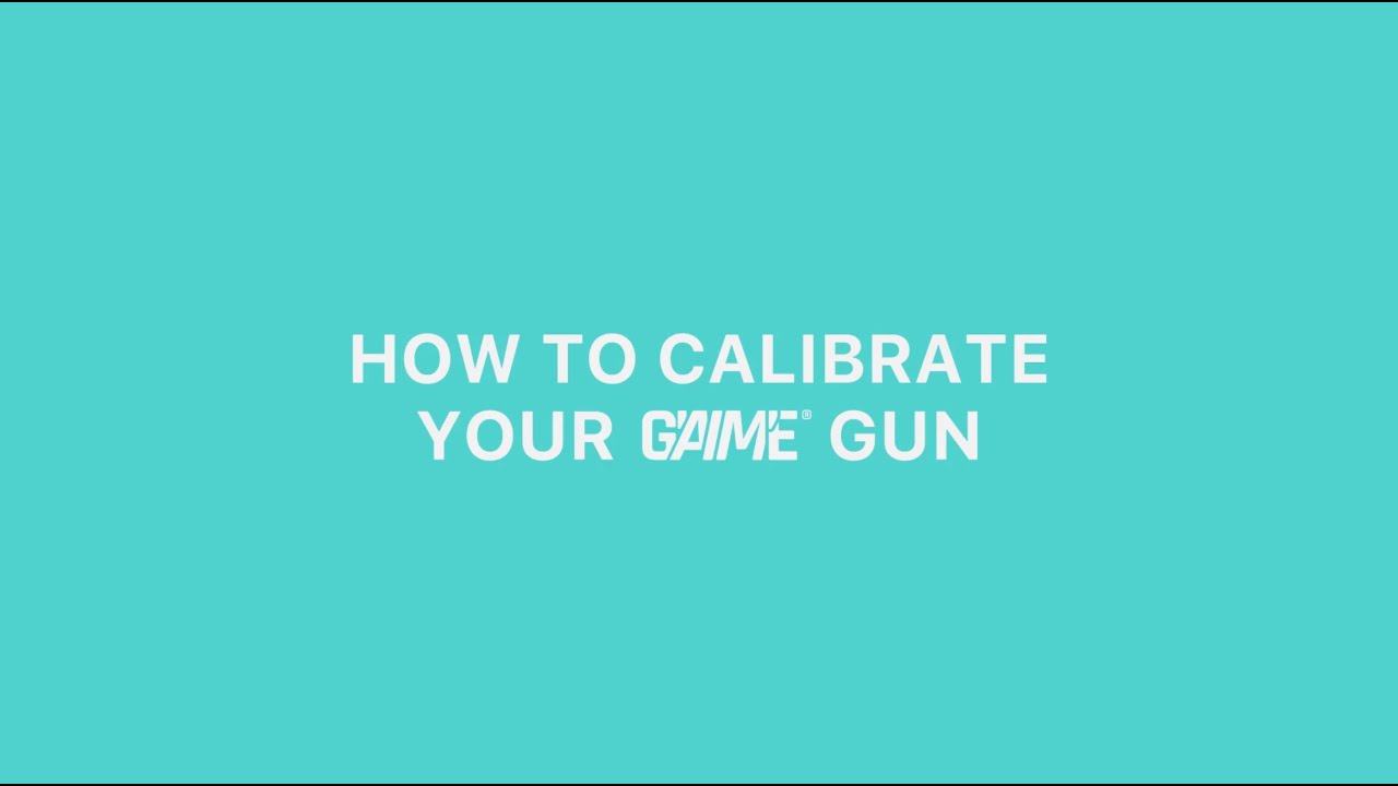 How to Calibrate your G'AIM'E gun - Calibration Expert