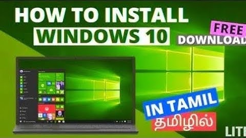 Laptop / Computer ல் OS போடுவது எப்படி? How to install OS on laptops / Computer in tamil