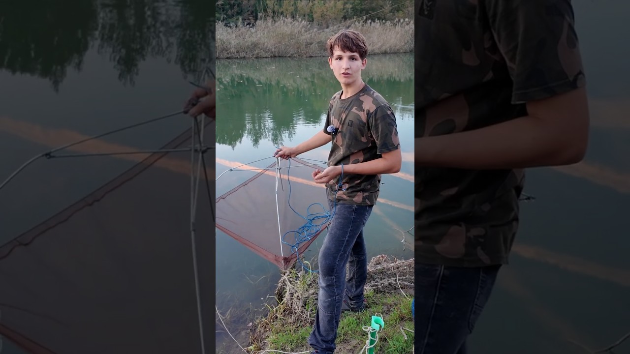 Fische fangen mit Netz - Köderfischsenke 🐟 🟫 