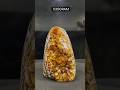 Wait… This Is Natural? 👀 Citrine Geode #shorts