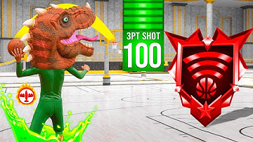 Dinosaur Mascot + Legend Limitless Range + Deep Bomber Takeover = UNLIMITED FULL COURT GREENS 2k25!