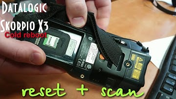 📱 Datalogic  Skorpio X3 Handheld Mobile Computer/ How-to warm boot, cold boot, clear boot