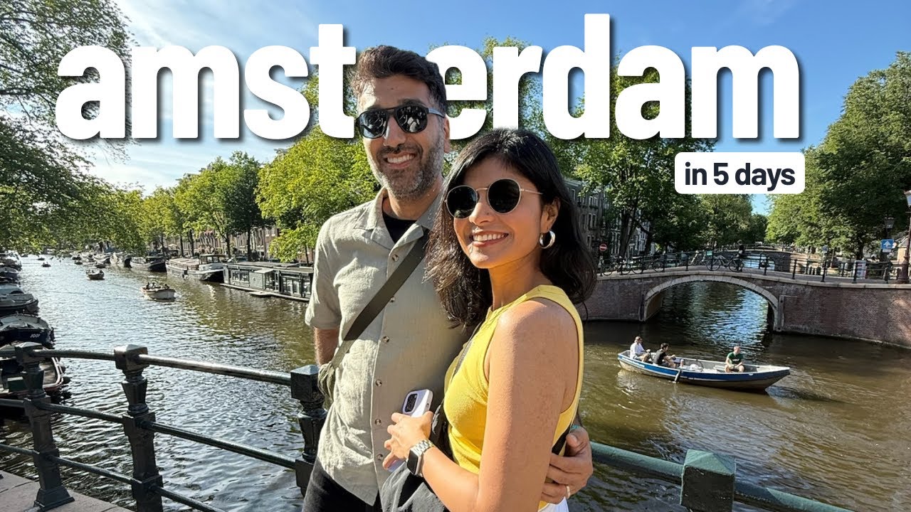Our First Time in Amsterdam | Local Dutch Food, Biking, Canal Cruise and Museums