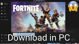 How to install fortnite on laptop 2020 || download pc