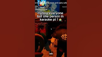 Muted everyone but him in Roblox karaoke 😂#memes #funny  #roblox  #karaoke  #robloxmemes