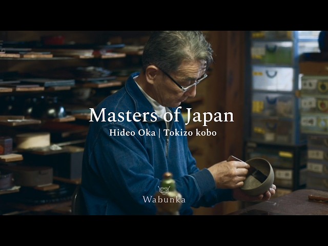 Timeless Urushi for the Everyday Table｜ Hideo Oka's Lifelong