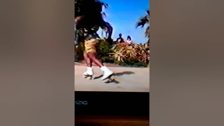 ana coffey rollerskating at the whaf