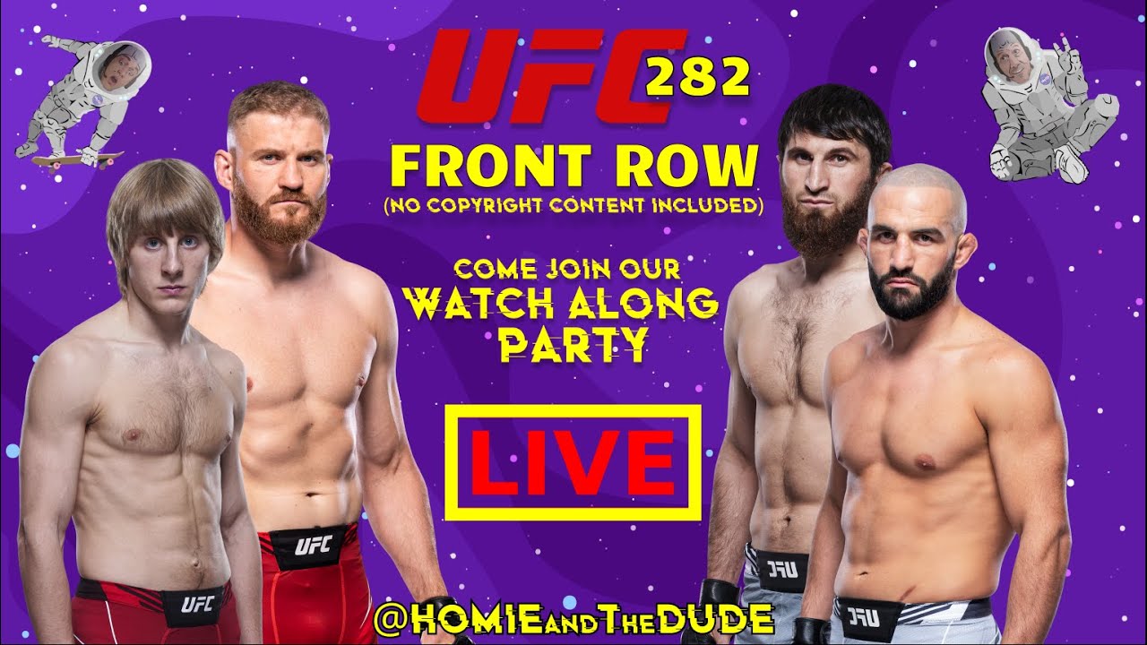 🔴 UFC 282 Live Stream - Błachowicz vs Ankalaev + Paddy Pimblett vs Jared Gordon Watch Along
