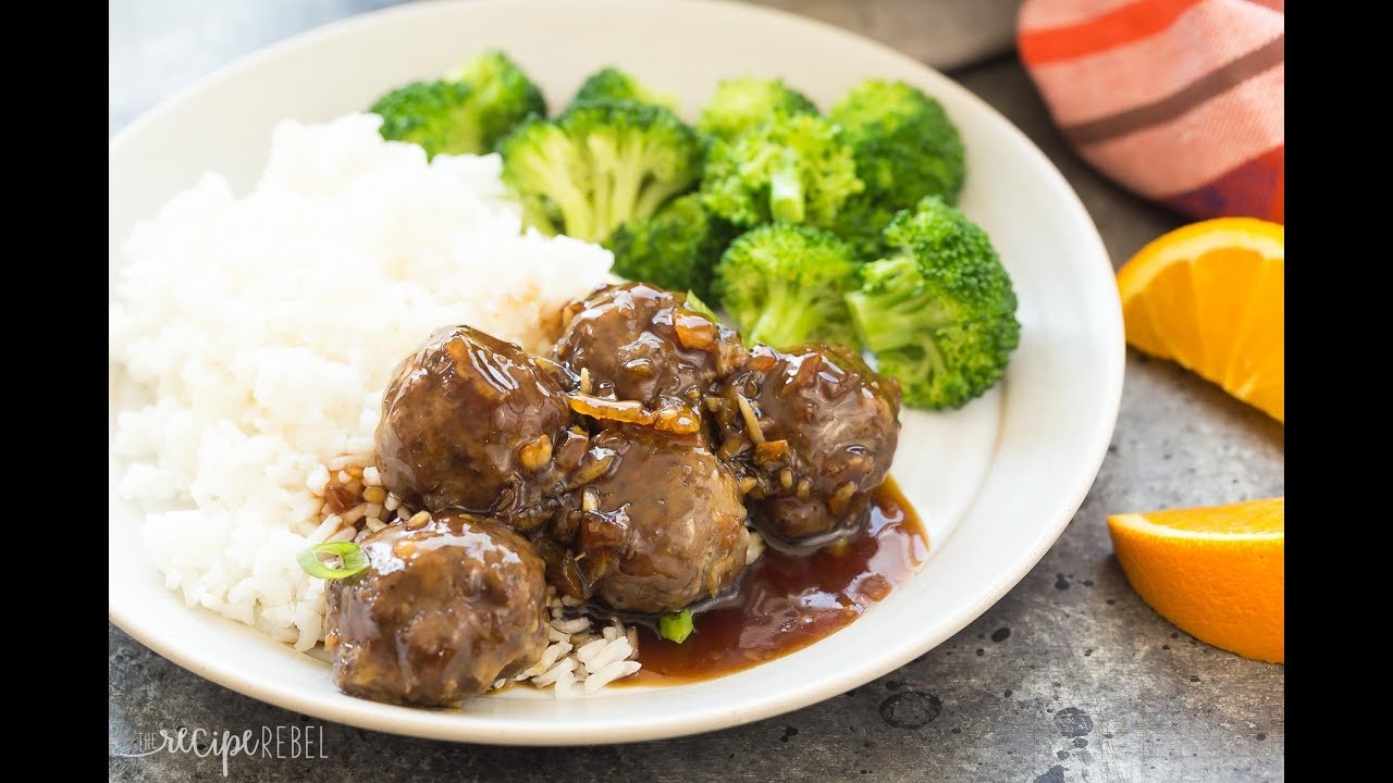 Meatballs in Orange Sauce Recipe with Video YouTube