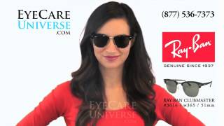 Ray Ban Clubmaster RB3016 w0365 51mm Review