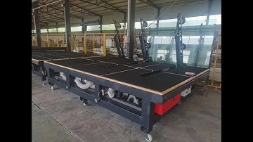 CNC Glass cutting machine Automatic glass upload machine ZK-M-3826 #CNCglassmachine