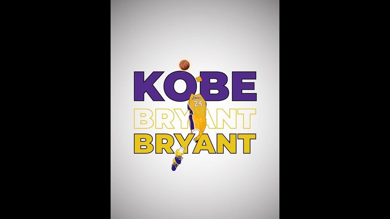 Kobe Bryant Vector SpeedArt // Adobe Illustrator - YouTube