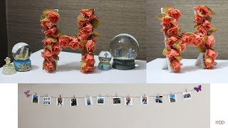 FLOWER LETTER | DIY | HARF YAPIMI | KENDİN YAP