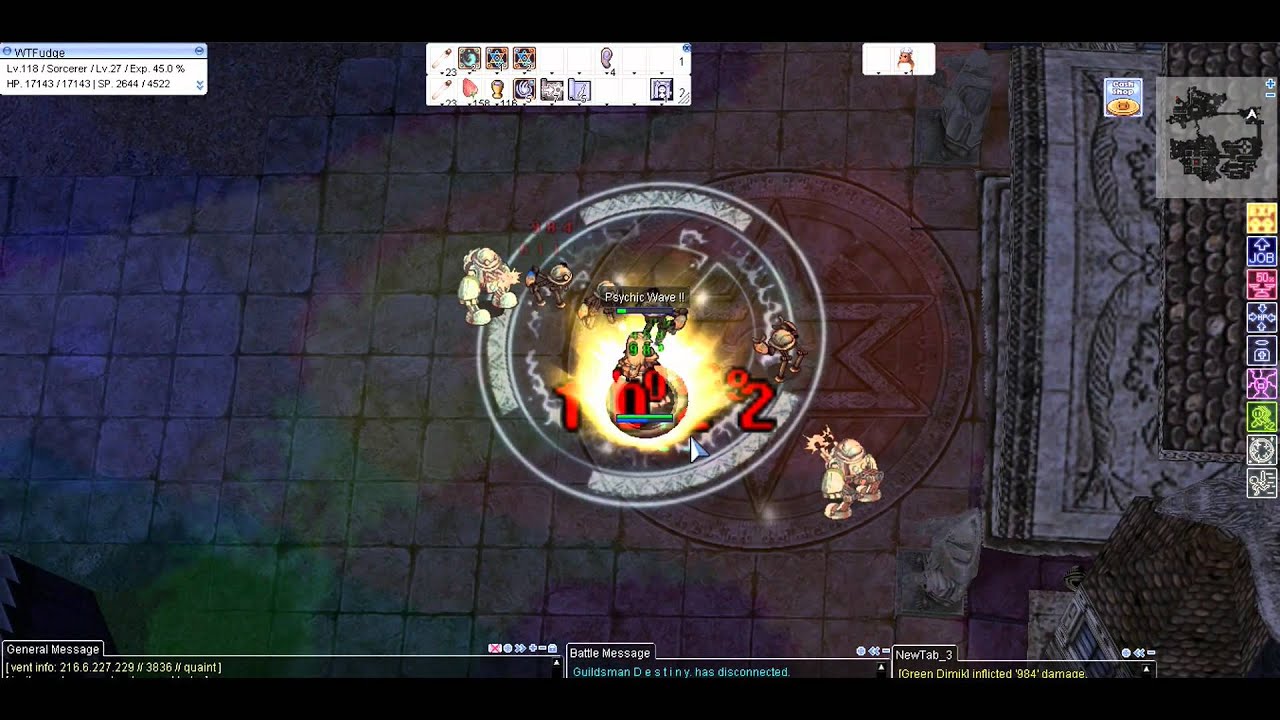 Ragnarok level 118 Sorcerer leveling in Juperos Ruins 01 - YouTube