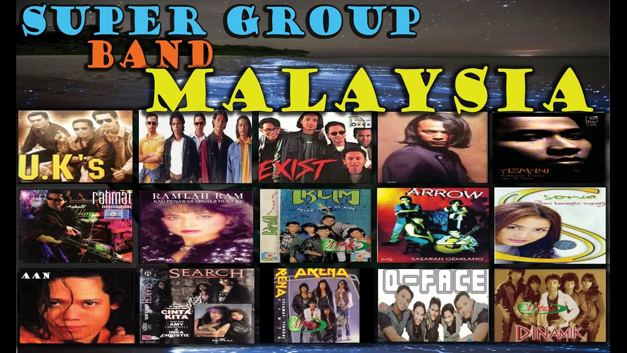 15 Super Group Band Malaysia - Malaysia Nostalgia Popular ...