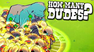 1 Silverback GORILLA vs 50 DUDES (How Many Dudes?)
