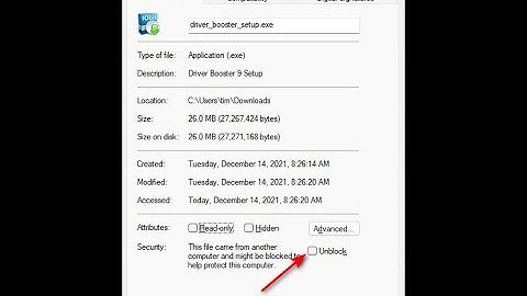 How to Unblock Blocked Files Downloaded From the Internet