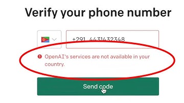 How To Sign Up For ChatGPT If Not Available In Your Country | OpenAI