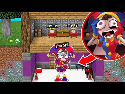 POMNI APARECE DEBAJO de MI CASA en Minecraft! 🤡😱