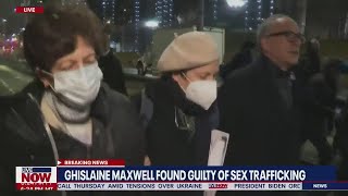 Ghislaine Maxwell's family leaves court following guilty verdict | LiveNOW from FOX