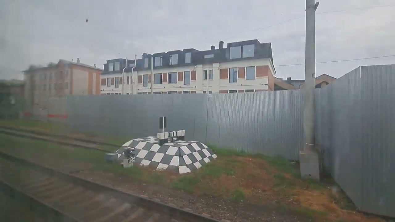 Вологда-1 - Коноша-1 из окна поезда 20.07.2024