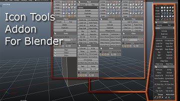 Icon Tools Addon For Blender