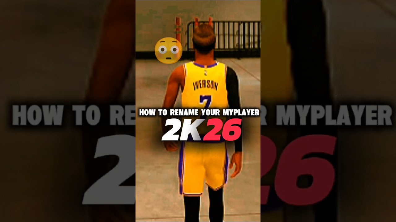 "How to Rename Your My PLAYER in NBA 2K26 – Step-by-Step Tutorial!" 😎🔥