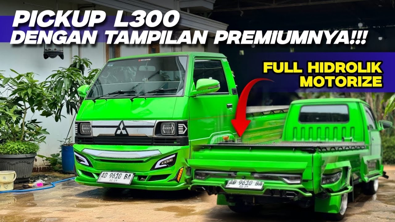 MODIFIKASI PICKUP L300 DENGAN TAMPILAN PREMIUMNYA‼️FULL HIDROLIK MOTORIZE😱🔥