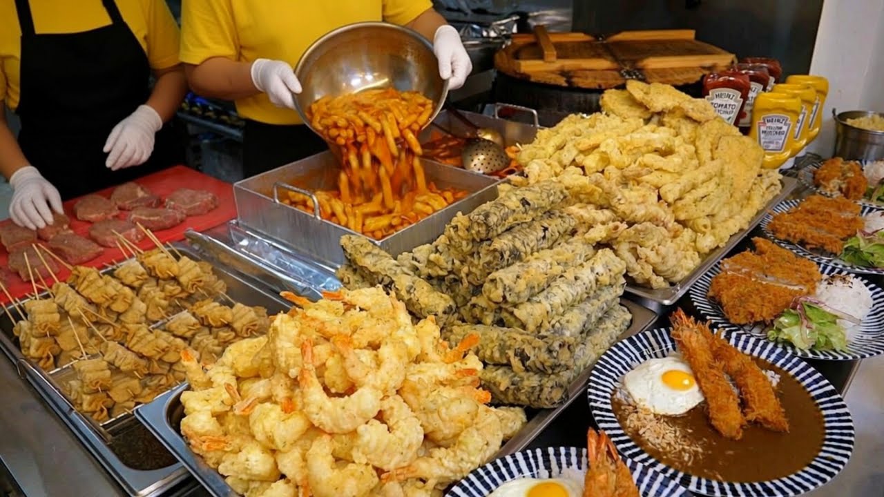 Endless Fried Food Madness Top 3 Most Popular Korean Street Foods - YouTube