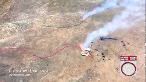 FE118 Slow Cannon Fuse - 35 sec/ft