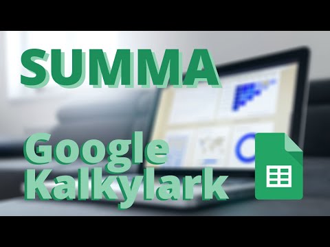 Google Kalkylark - Summa