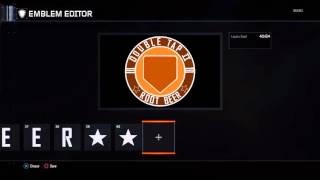 BLACK OPS 3 / HOW TO MAKE DOUBLE TAP EMBLEM