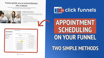 How to Add an Appointment Scheduling Form to the Funnel in Clickfunnels 2.0