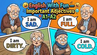 Speak and learn Better English 🚀 25 Adjective Sentences for Beginners