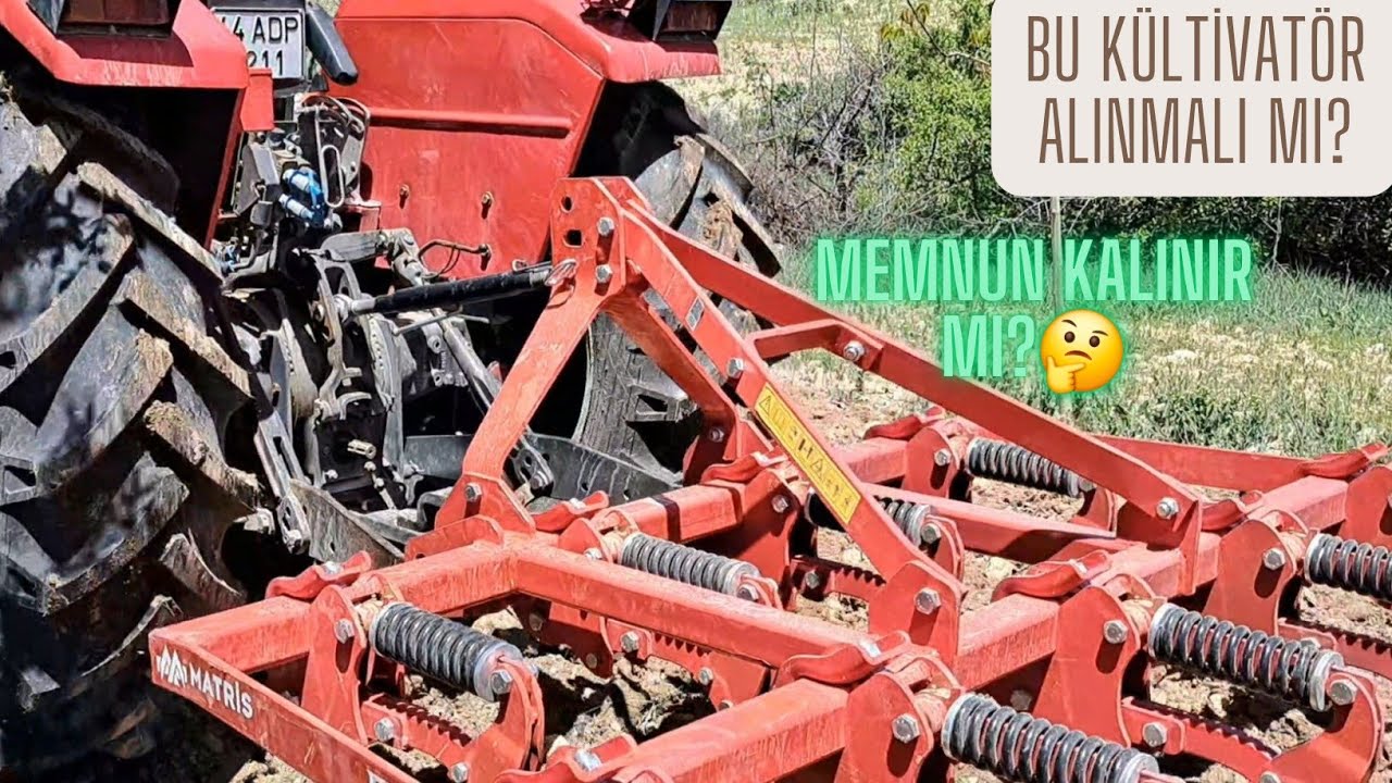 YENİ KÜLTİVATÖR İLE BAHÇE İÇİ SÜRÜMÜ/İLK DENEME 